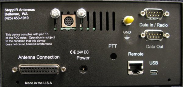 Image of SteppIR SDA-100 Controller rear view